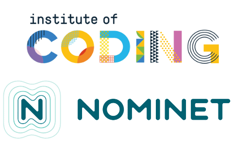 Institute of Coding and Nominet Logos